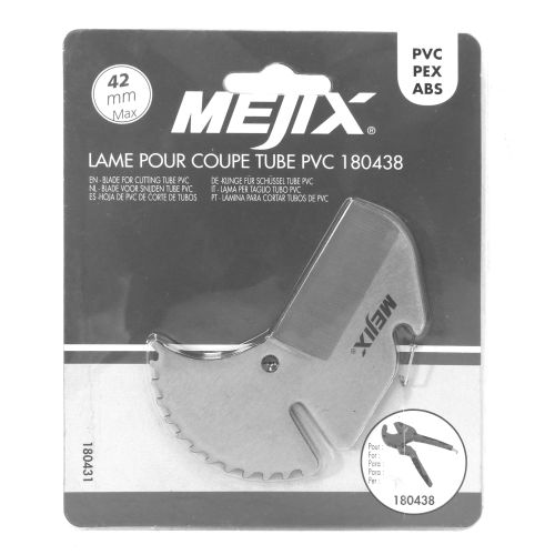 Lame de rechange pour coupe tubes PVC 180438 - MEJIX - 180431 pas cher Secondaire 1 L