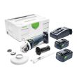 Meuleuse d'angle 18 V AGC 18-125 Li 5,2 EB-Plus 125 mm + 2 batteries 5,2 Ah + chargeur + coffret SYSTAINER FESTOOL photo du produit Secondaire 1 S