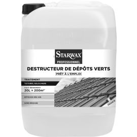 Destructeur de dépôts verts Pro bidon 20 l - STARWAX - 5033 pas cher Principale M