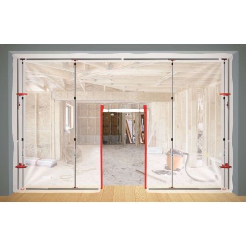 Lot de 4 perches télescopiques en aluminium 3,6 m ZIPWALL ZIP-SLP4 photo du produit Secondaire 1 L