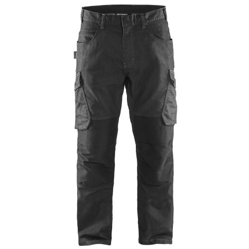 Pantalon maintenance denim stretch 2D marine/noir T40L - BLÅKLÄDER - 149711418999C146 pas cher