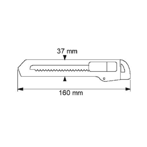 Cutter bi-mati&egrave;re &agrave; lame de 18mm - SAM OUTILLAGE - 378-30 pas cher Secondaire 1 L