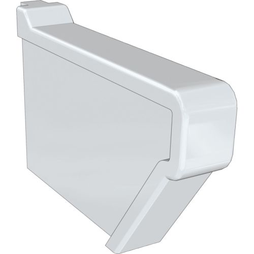 Couvre joint blanc lavabo PUBLICA pour dosseret GEBERIT 765000000 photo du produit Principale L