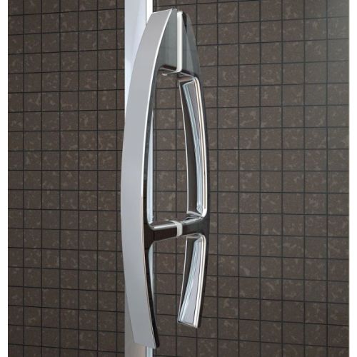 Paroi de douche blanc sans seuil 115-125cm CLASSIC MACAO côté droit - KINEDO - PA647BTNEG pas cher Secondaire 1 L