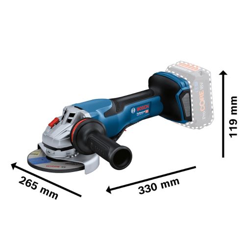 Meuleuse angulaire 18 V GWS 18V-15 P (sans batterie ni chargeur) en coffret L-BOXX BOSCH 06019H6A01 photo du produit Secondaire 1 L