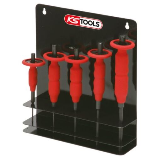 Jeu de 5 chasses goupille 3-4-5-6-8 mm KS TOOLS 156.0000 photo du produit