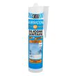 Mastic silicone sanitaire GEBSICONE W blanc 310 ml GEB 893150 photo du produit