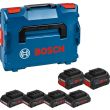 Pack de 6 batteries 4x4.0 Ah + 2x8.0 Ah + coffret L-BOXX BOSCH 1600A02A2T photo du produit