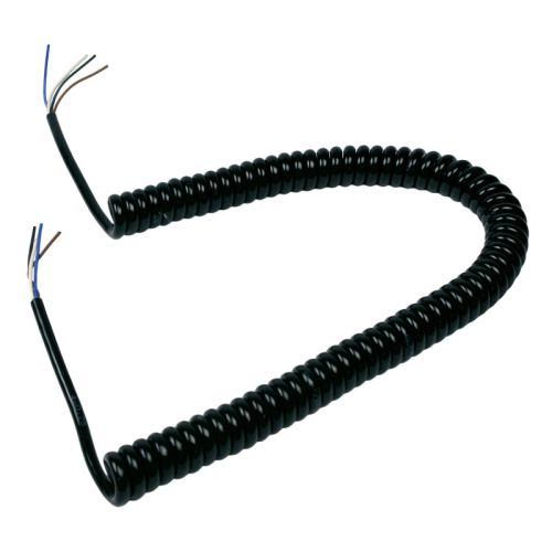 Cordon spirale extensible longueur 3m section 4x0,75mm2 - AFCA - FYC34075 pas cher