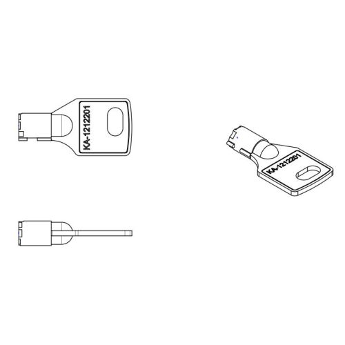 Clé de sécurité n°1212201 pour butée Sehop 2350 - LA CROISEE DS - DS2353 pas cher Secondaire 1 L