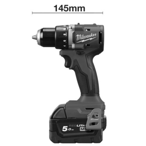 Perceuse-visseuse M18 18V M18 BLDDRC-502C brushless + 2 batteries 5Ah en coffret - MILWAUKEE - 4933492835 pas cher Secondaire 5 L