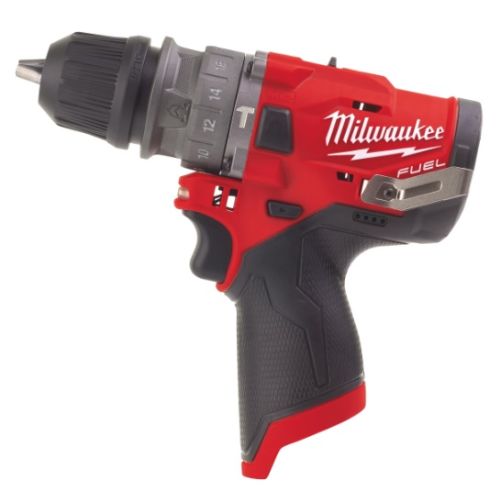 Perceuse à percussion 12 V M12 FUEL™ M12 FPDX-0 (sans batterie ni chargeur) 6 en 1 avec mandrins amovibles MILWAUKEE 4933464135 photo du produit