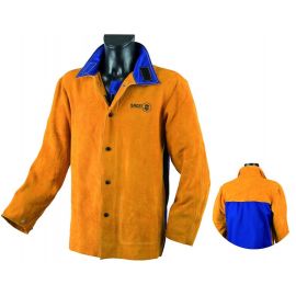 Veste soudeur Trafimet cro&ucirc;te cuir dos coton - F12160 photo du produit Principale M