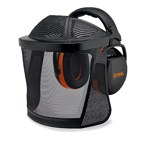 Ensemble Visière - Protège-oreilles grille en nylon courte STIHL 0000-884-0254 photo du produit Principale L