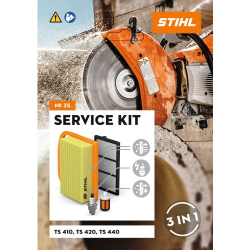 Kit d'entretien Service kit n°35 pour découpeuses TS 410, TS 420 et TS 440 - STIHL - 4238-007-4102 pas cher Secondaire 1 L