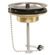 Bonde d'évier Laiton D60 70 l/min avec bouchon-chaînette pour evier grès VALENTIN 00 352200 000 00 photo du produit Secondaire 1 S
