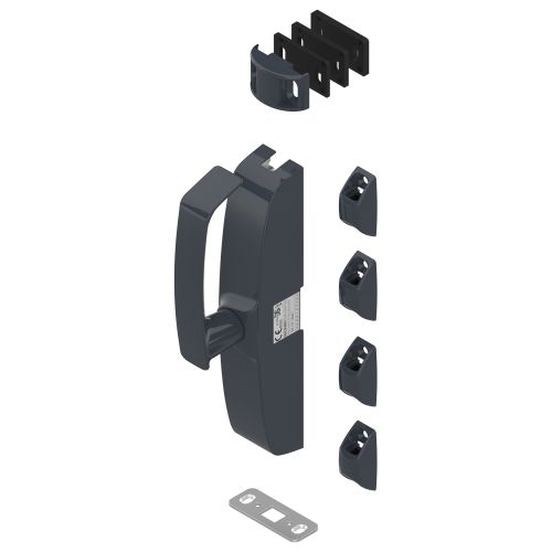 Cr&eacute;mone pompier &agrave; poign&eacute;e tournante gris LA CROISEE DS DS7195-007 photo du produit