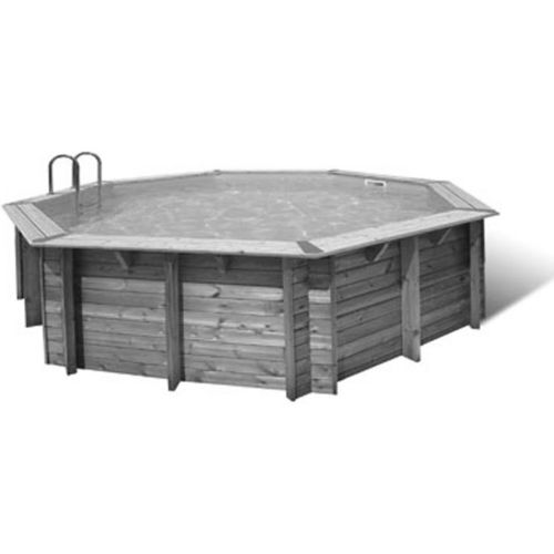 Piscine OCEA 430 H120cm liner gris 75/100 - UBBINK - 7504731 pas cher
