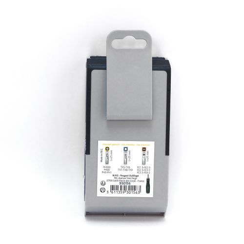 Coffret de 15 mini embouts de vissage 25 mm + porte embout PRO à cliquet PEUGEOT OUTILLAGE 930156 photo du produit Secondaire 3 L