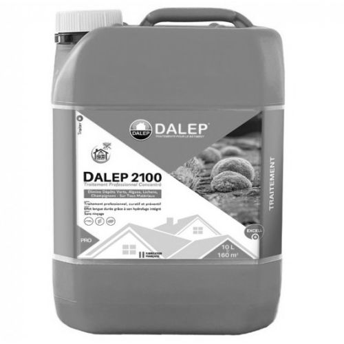 Bidon de 10L fongicide 2100 professionnel (pour 160m²) - DALEP - 121010 pas cher