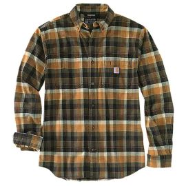 Chemise à carreaux HAMILTON RUGGED Flex® Carhartt à manches longues en flanelle 104909 photo du produit Principale M