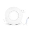 Plafonnier LED SLIMY blanc D 85 mm 3 W 3000 K MIIDEX LIGHTING 77452 photo du produit