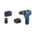 Perceuse visseuse 12 V GSR 12V-30 + 2 batteries 2 Ah + chargeur BOSCH 06019G9004 photo du produit