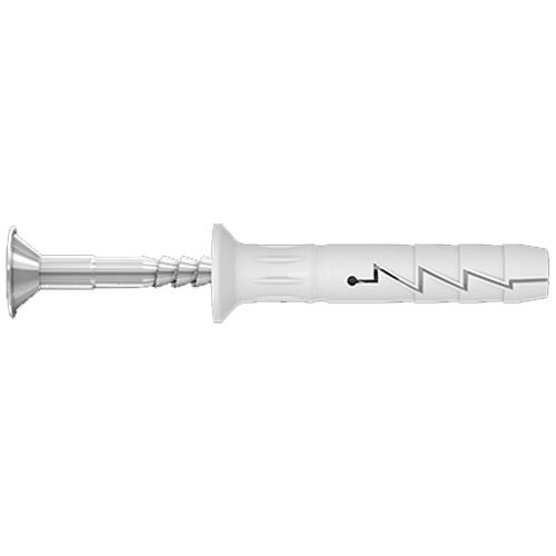 Cheville vis nylon 8x120mm t&ecirc;te frais&eacute;e - RAWL - N08L120 pas cher