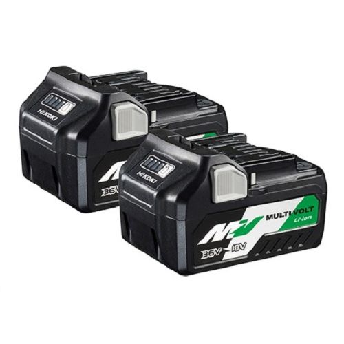 Pack de 2 batteries Hikoki BSL36A18 (36 - 18 V) (2,5 - 5 Ah) MULTI-VOLT - 373788 photo du produit