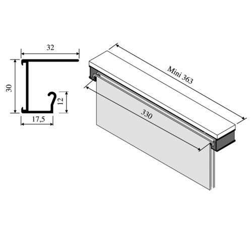 Profil 1322 dossiers suspendus 4M S.argent - VACHETTE - 032749 pas cher Secondaire 1 L