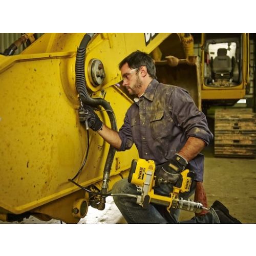 Pompe à graisse 18 V XR + batterie 4 Ah + chargeur + coffret DEWALT DCGG571M1-QW photo du produit Secondaire 15 L