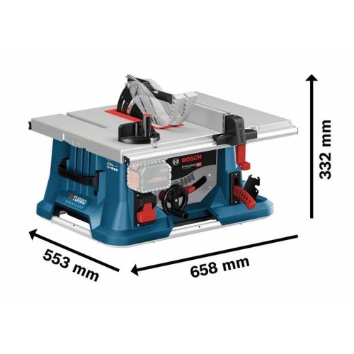 Scie sur table 18V GTS 18V-216 + 2 batteries 5.5 Ah ProCore + Dust Bag + Support GTA 5 BOSCH 0601B44005 photo du produit Secondaire 3 L