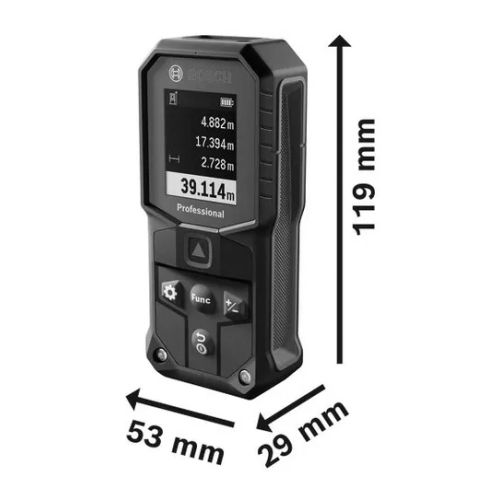 T&eacute;l&eacute;m&egrave;tre laser GLM 40-31 Professional + 2 piles 1,5V LR6 (AA) - BOSCH - 0601075000 pas cher Secondaire 3 L