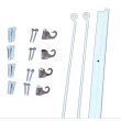 Kit cimaise laqué blanc en 2 m CIVIC INDUSTRIE 23145342 photo du produit