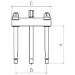 Contre appui d'extraction 46 à 110 mm - SAM OUTILLAGE - EX-110-TN pas cher Secondaire 1 S