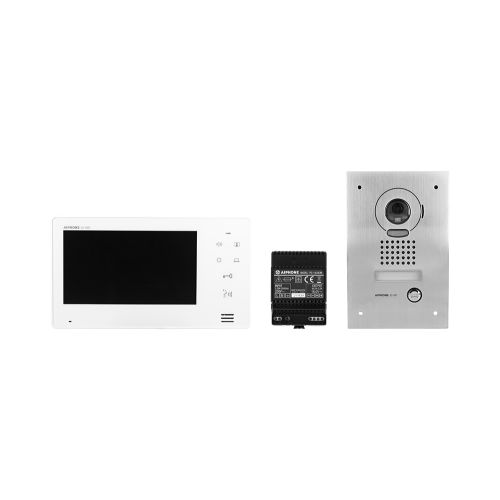 Interphone vidéo JOS1F avec platine encastrée + moniteur écran 7'' - AIPHONE - 130401 pas cher Secondaire 4 L