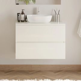 Meuble de salle de bain IDA Cosyneo avec plateau et vasque &agrave; poser pas cher Principale M