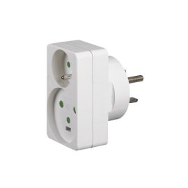 Adaptateur Legrand pour branchement de 1 fiche 2P+T 16 A + 1 fiche 2P+T 20 A sur une prise 32 A - 090035 photo du produit Principale M