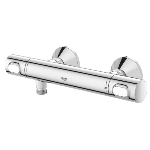 Mitigeur de douche thermostatique mural chromé GROHTHERM 500 GROHE 34795000 pas cher