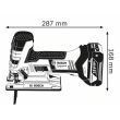 Scie sauteuse sans-fil GST 18 V-LI S + 2 batteries Procore 8Ah + chargeur + Coffret L-Boxx - BOSCH - 06015A510H pas cher Secondaire 1 S