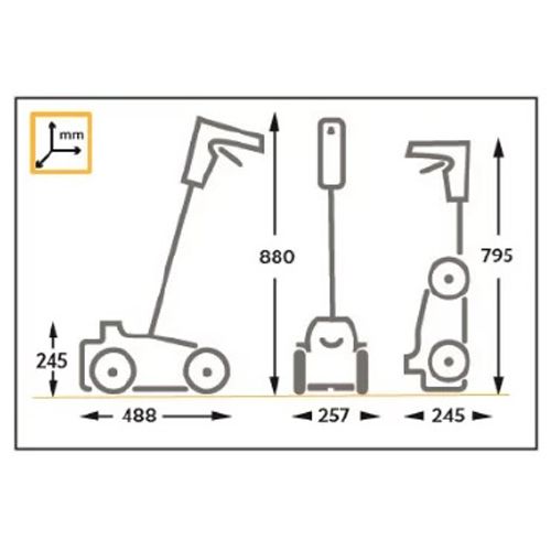 Chariot de traçage de ligne DRIVER™ - SOPPEC - 441600PURE pas cher Secondaire 5 L