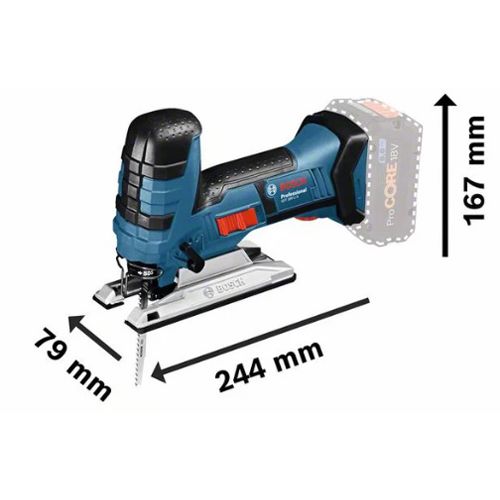 Scie sauteuse 18V GST18V-LI S + 2 batteries 4 Ah + chargeur + coffret L-BOXX BOSCH 06015A5107 photo du produit Secondaire 2 L