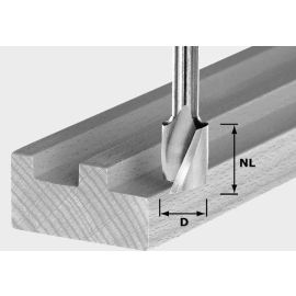 Fraises à rainurer hélicoïdale Festool HW Spi S8 D8/25 - 490979 pas cher Principale M