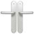 Ensemble sur plaque SANYA HOME aluminium bec de cane finition argent photo du produit Principale XS