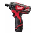 Perceuse visseuse 12 V M12 BD-202C + 2 batteries 2 Ah + chargeur + coffret MILWAUKEE 4933441900 photo du produit Secondaire 2 S