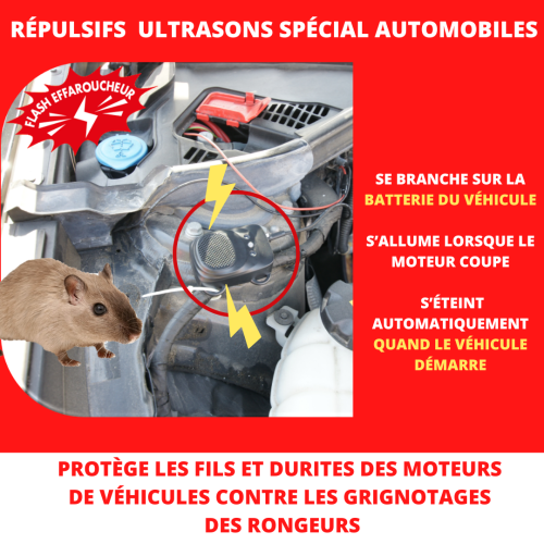 Répulsif ultrasons pour les rats et souris spécial automobiles ACTO REPULSIF RUS7 photo du produit Secondaire 2 L