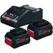 Pack de 2 batteries ProCore 18 V / 8 Ah + chargeur GAL 18V-160 C en boite carton - BOSCH - 1600A016GP photo du produit