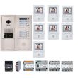 Pack vidéo 7 postes complet blanc AIPHONE 200387 photo du produit