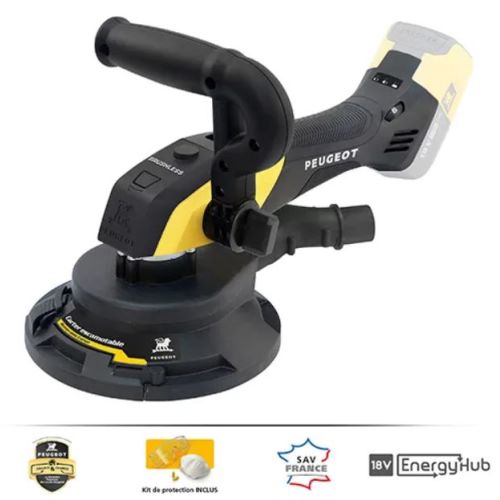 Ponceuse plâtre 18 V EnergySand-18VBL-ASP Brushless (sans batterie ni chargeur) PEUGEOT OUTILLAGE 250440 photo du produit Secondaire 1 L