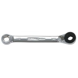 Mini clé à cliquet Ks Tools réversible à embouts 1/4 '' x 1/4 '' - 503.4691 photo du produit Principale M